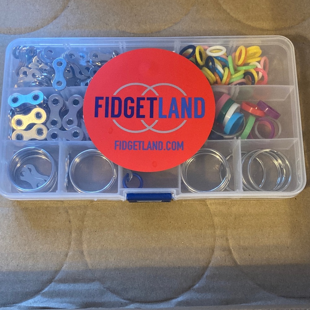 Fidgetland Stress Relief Kit with Rings and Bands